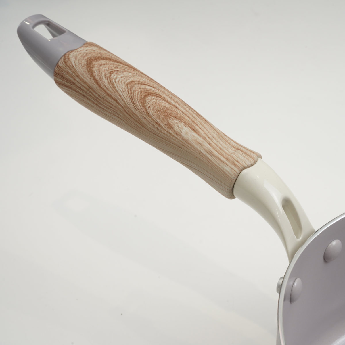 パール金属 片手鍋 16cm IH対応 ガラス蓋付き セラミック ハルミック