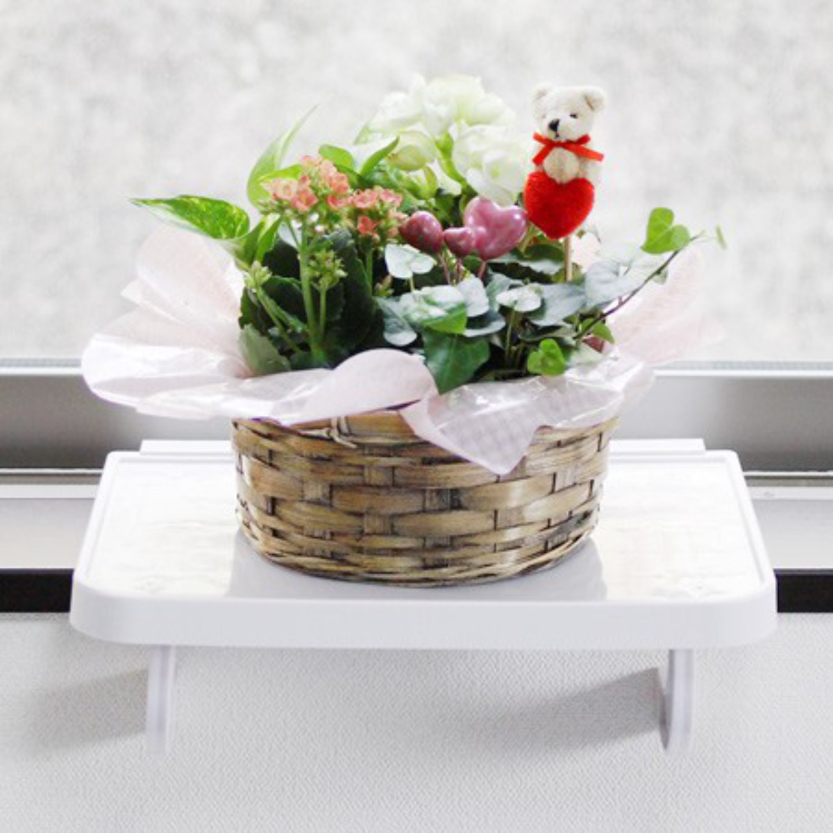 平安伸銅工業 窓枠収納 ちょこっとラック 小物収納棚 ディスプレイ