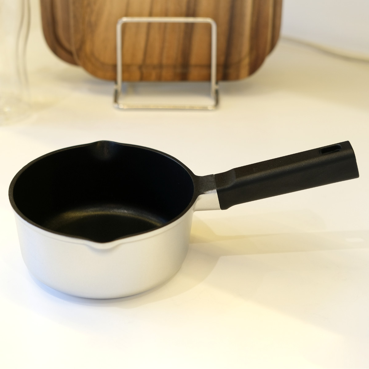 ミルクパン 14cm チーノ フッ素加工 （ 片手鍋 ミニ ガス火対応 ガス火