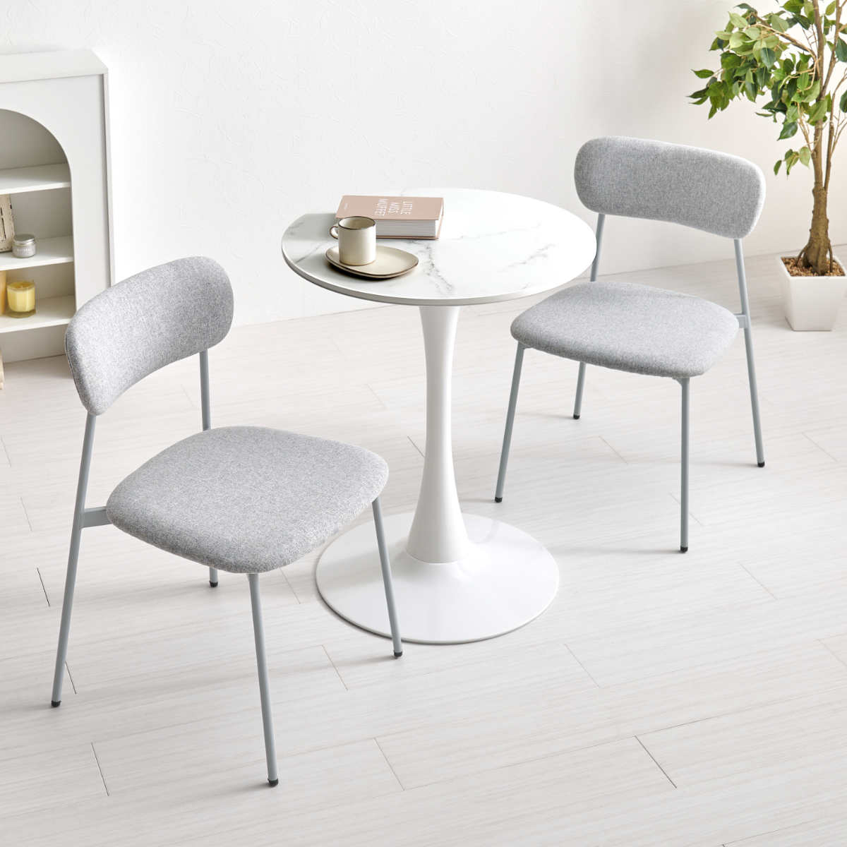 カフェテーブル 幅60cm 円形 ラウンドテーブル ダイニングテーブル