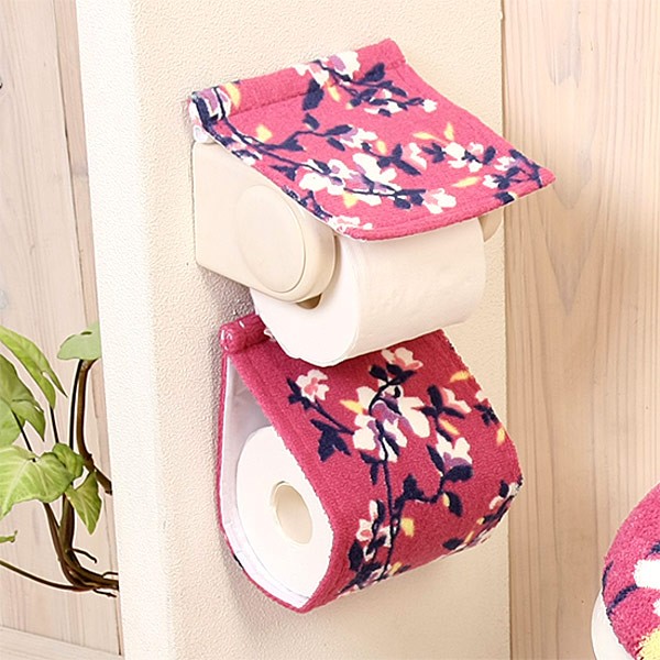 □在庫限り・入荷なし□ トイレ ペーパーホルダーカバー ハナミズキ