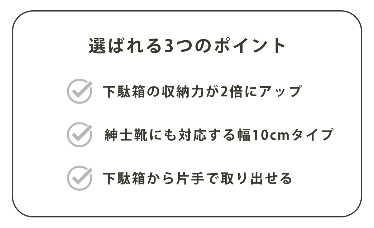 靴 収納 2個入り くつホルダー ( 靴ホルダ...の詳細画像4