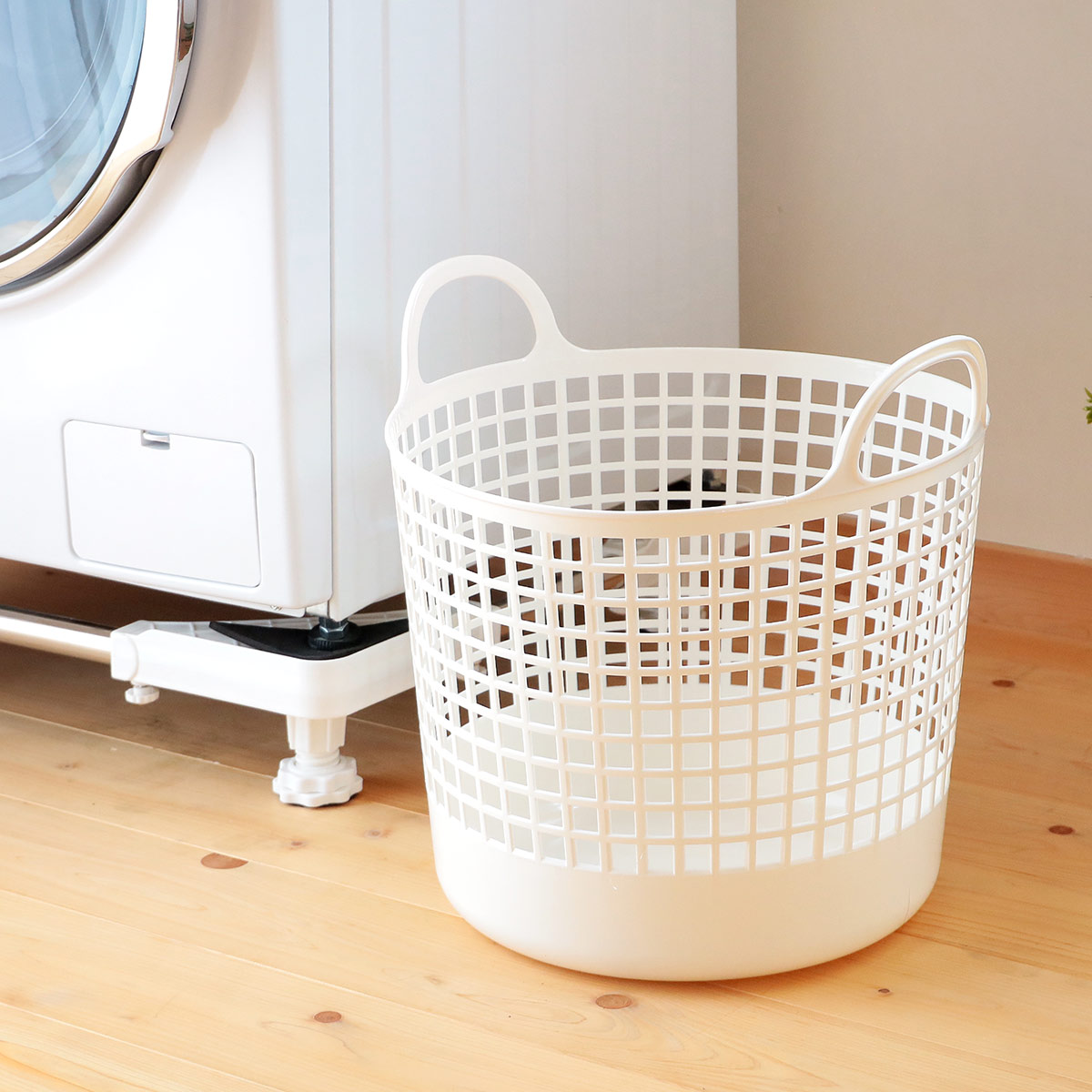吉川国工業所 ランドリーバスケット スカンジナビア SCB-1 ラウンド