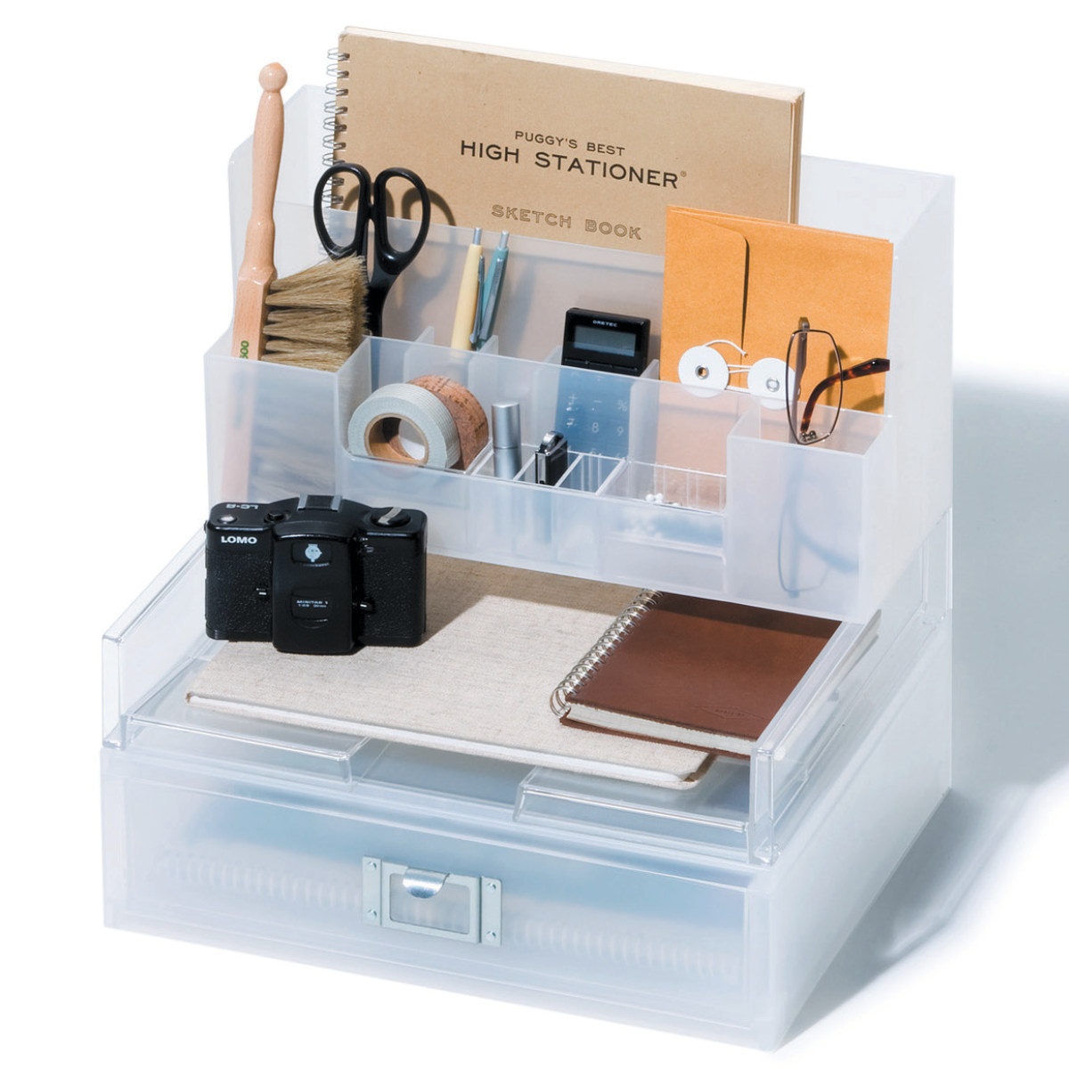 吉川国工業所 小物収納 プラスチック 卓上収納 MX-03 A4 ヨコ サイズ