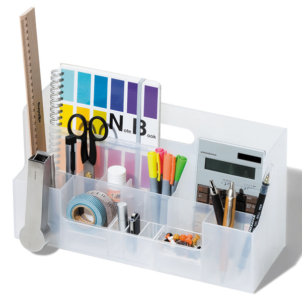 吉川国工業所 小物収納 プラスチック 卓上収納 MX-03 A4 ヨコ サイズ