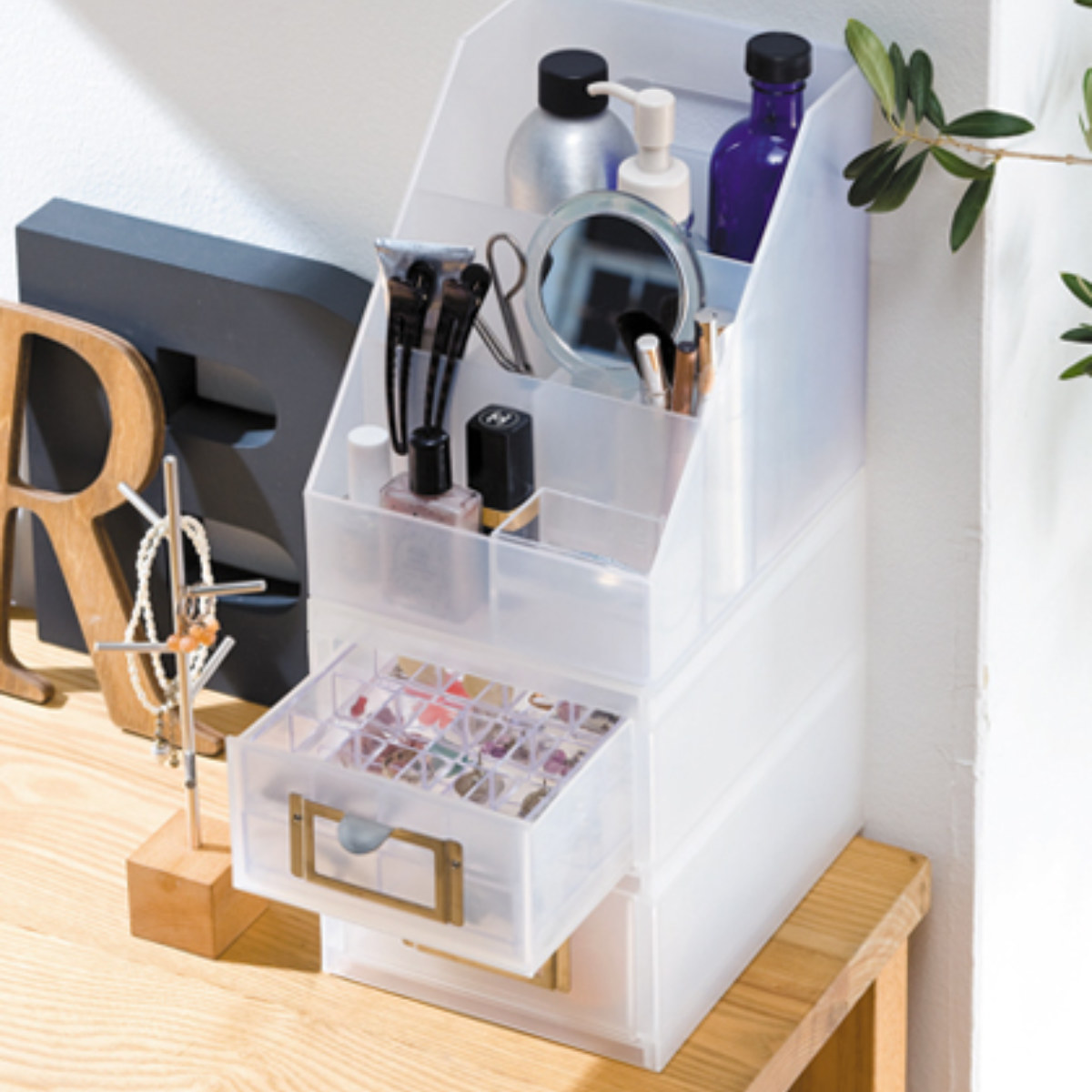 吉川国工業所 収納ボックス 引き出し プラスチック MX-60 A6 サイズ 浅