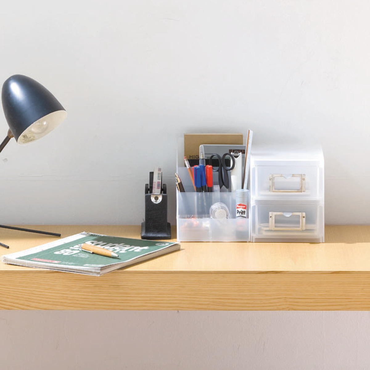 吉川国工業所 収納ボックス 引き出し プラスチック MX-60 A6 サイズ 浅