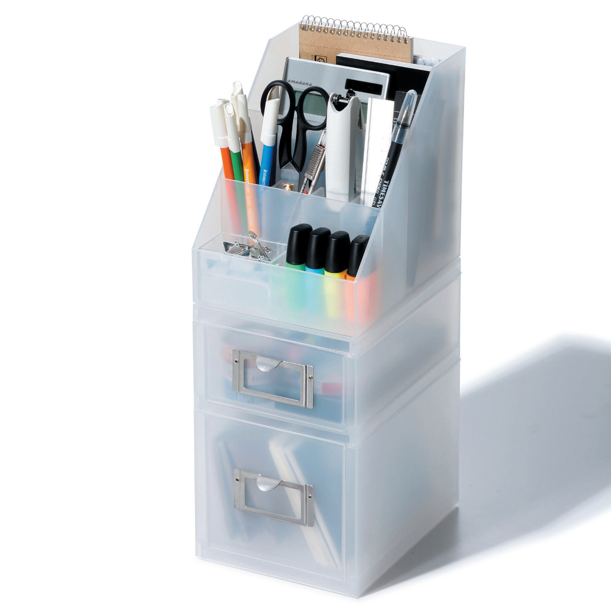 吉川国工業所 収納ボックス 引き出し プラスチック MX-60 A6 サイズ 浅