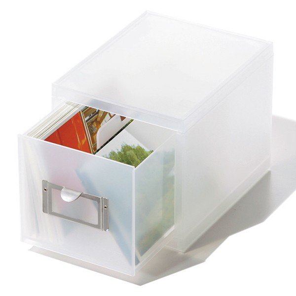 吉川国工業所 収納ボックス 引き出し プラスチック MX-70 A6 サイズ 深