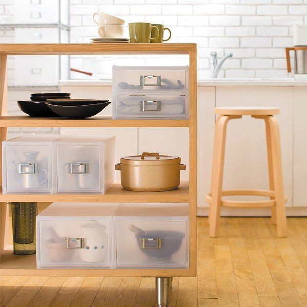 吉川国工業所 収納ボックス 引き出し プラスチック MX-70 A6 サイズ 深