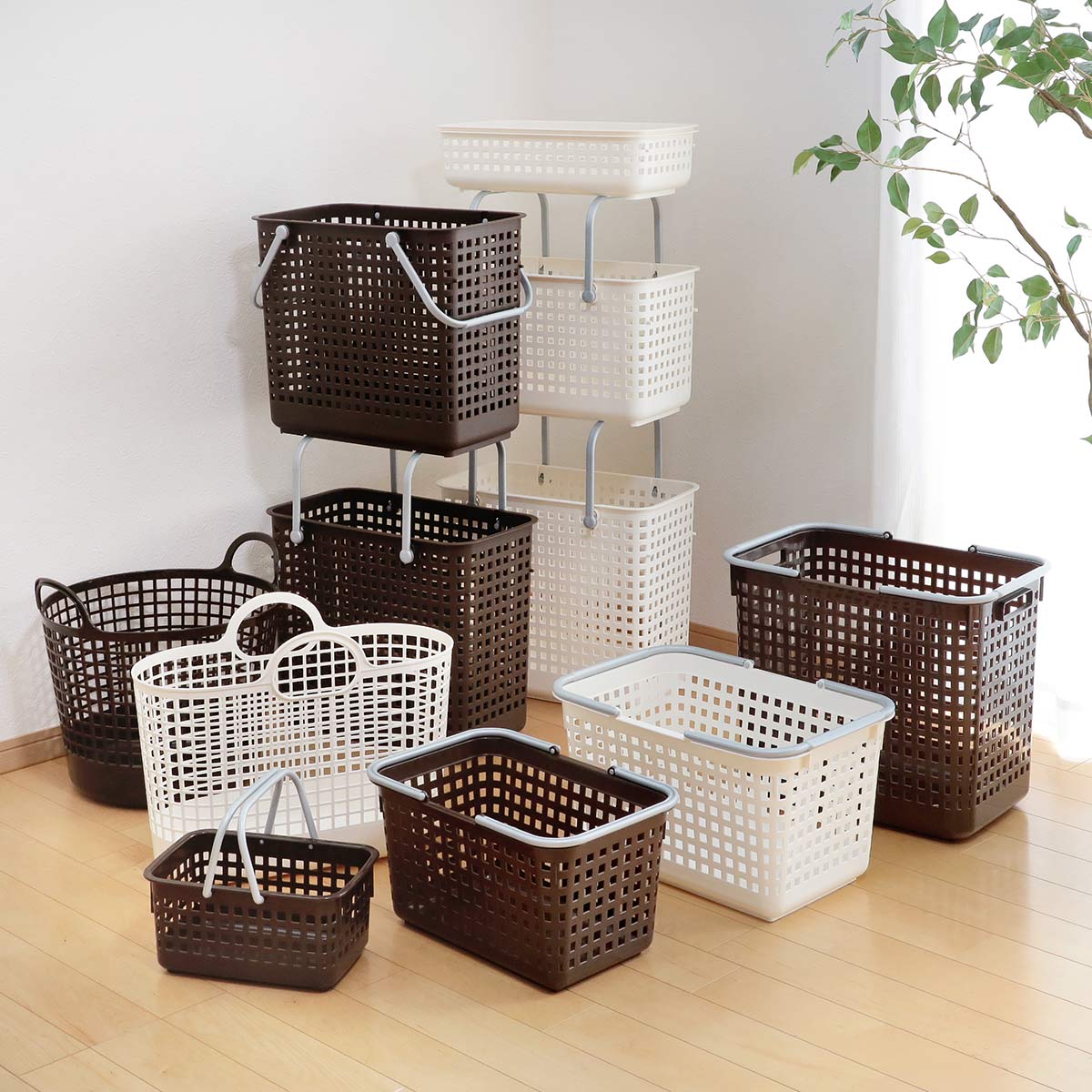 吉川国工業所 ランドリーバスケット スカンジナビア SCB-12