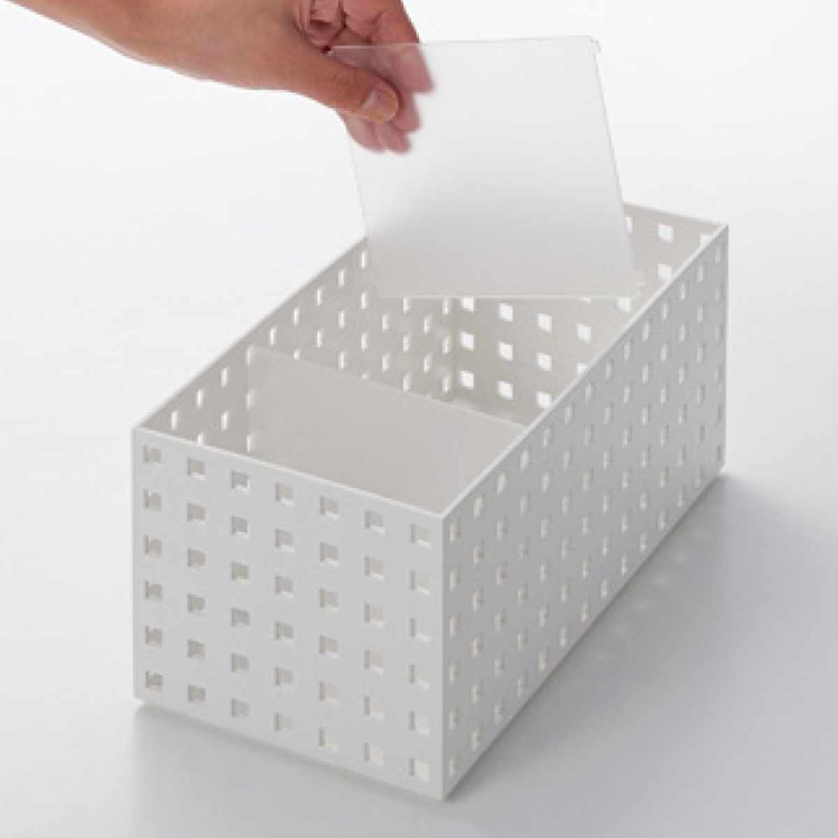 吉川国工業所 小物収納 仕切り板 ブリックス BRICKS 9102 2枚組 クリア