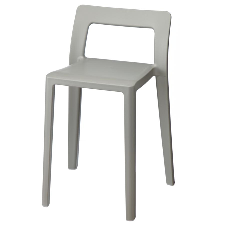 ローチェア スタッキングチェア 軽量 コンパクト ENOTS 座面高40.5cm ホワイト （ 椅子 ミニマルチェア 積み重ね 樹脂製 ）｜livingut｜03