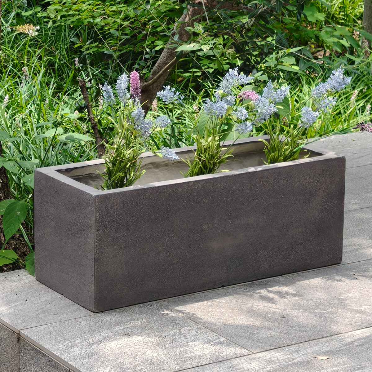 プランター グリッテ 石調FRPプランター 幅60cm 長角 （ プランター