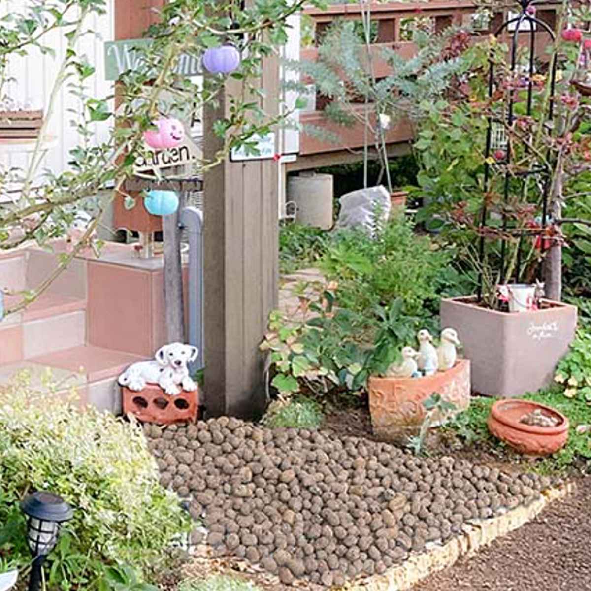 砂利 セラミック防犯砂利 40L 1平米 （ 防犯ジャリ 防犯砂利 敷き砂利