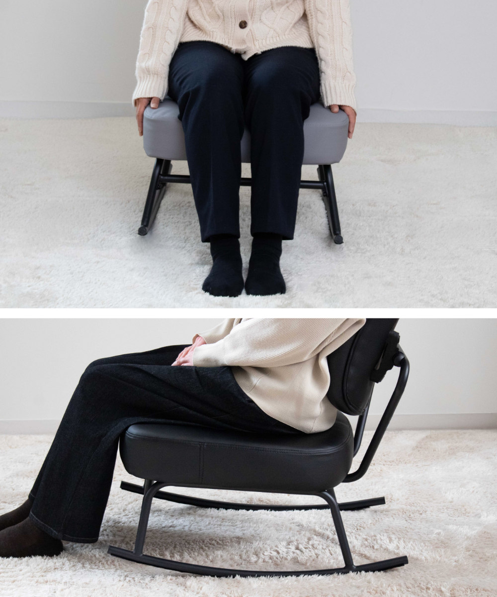 クロシオ ロッキングチェア 座面高31cm 1人掛け セポラ スタンダード