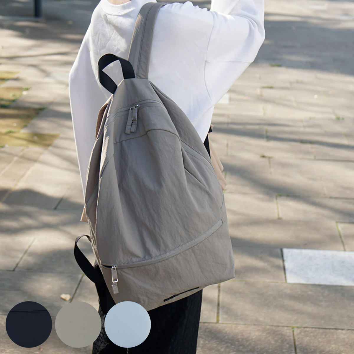 リュック 軽量 ライトリーデイパック ナイロン ソレイユ （ リュックサック 撥水 13インチ PC収納 タブレット 持ち運び 鞄 かばん カバン バッグ ）