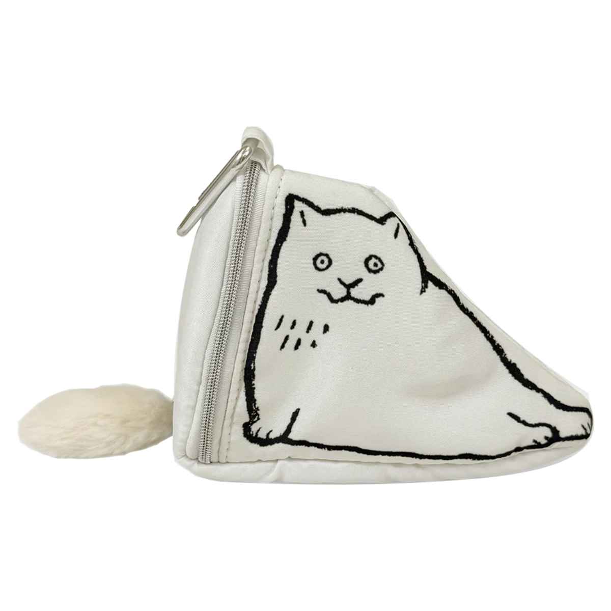 ポーチ ネコ オシャレ （ Kathy Lam 猫 ねこ 小物入れ カラビナ付き