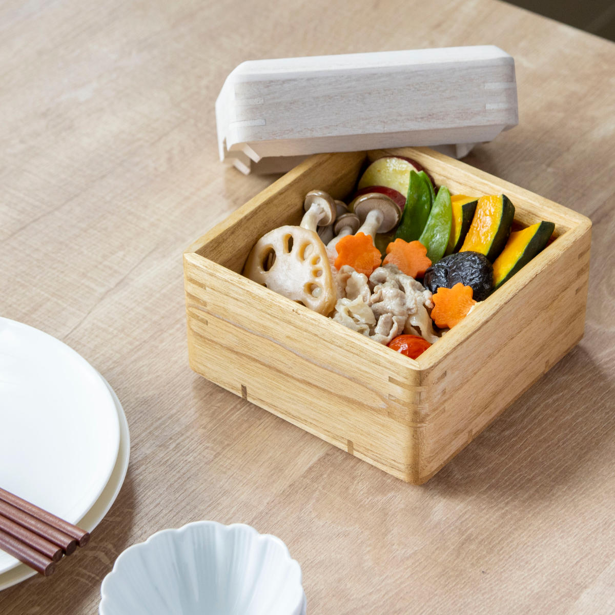 OSMAC 蒸し器 むし鉢 KIRISAI 桐のレンジでむし鉢 小 （ 電子レンジ