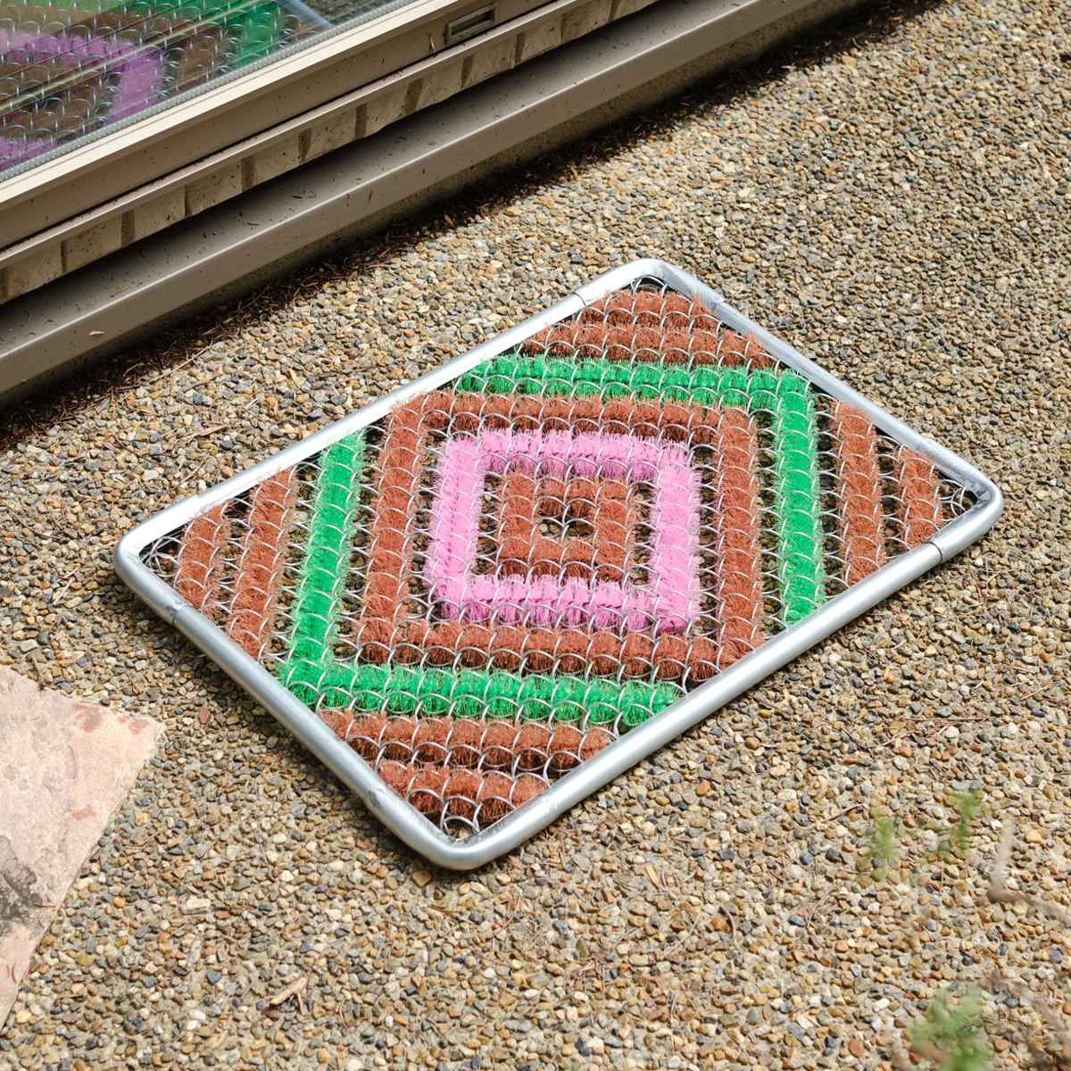 山崎産業 玄関マット 屋外 業務用 40×65cm VCハードマットN 泥落とし