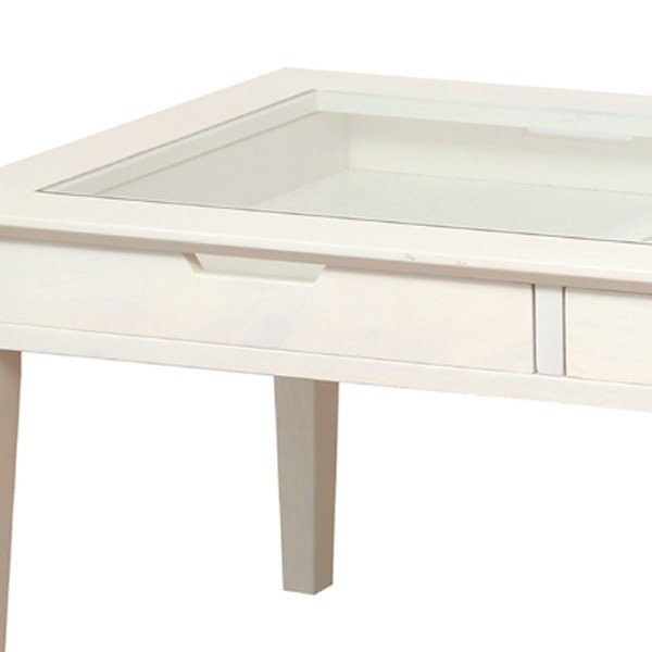 ine reno テーブル ガラス 補足写真 センターテーブル コレクションテーブル 引出し 2杯 ine reno 幅90cm