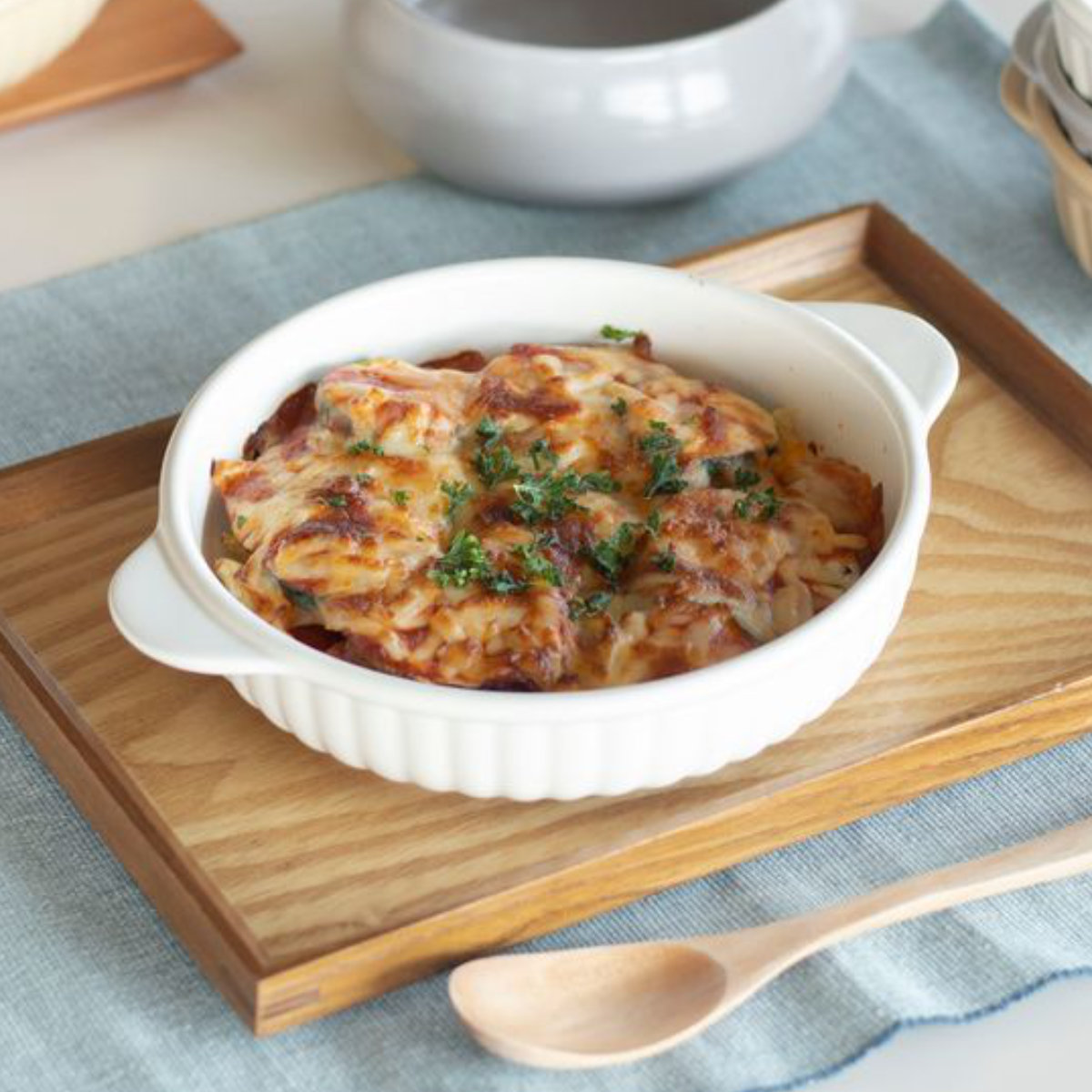 グラタン皿 KOS ラウンドグラタン （ 磁器 日本製 電子レンジ対応 食洗