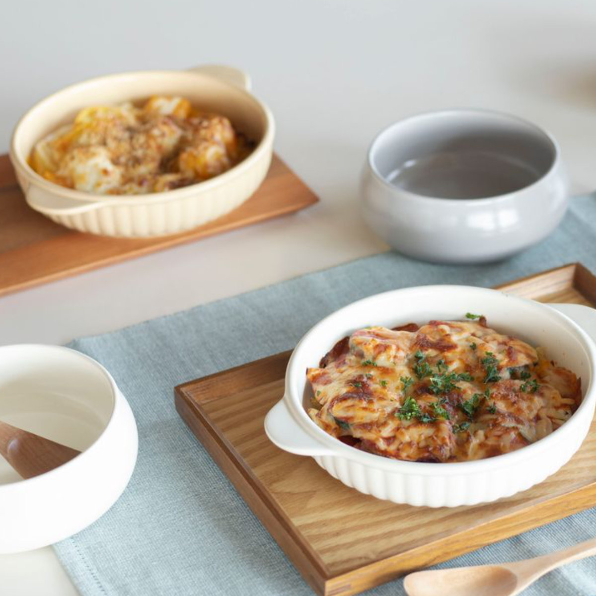 グラタン皿 KOS ラウンドグラタン （ 磁器 日本製 電子レンジ対応 食洗