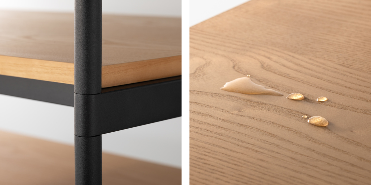 Like-it（ライクイット） オープンラック 82×40cm 3段 350-SLセット