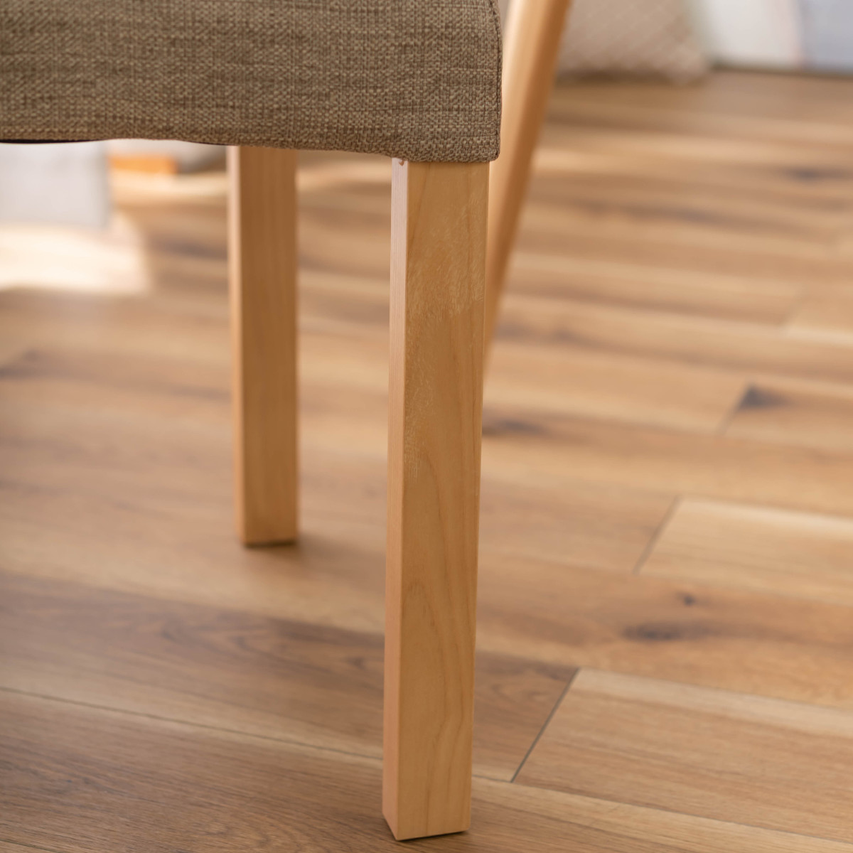 東谷 ダイニングチェア 座面高48cm 北欧風 （ ファブリック 布 椅子