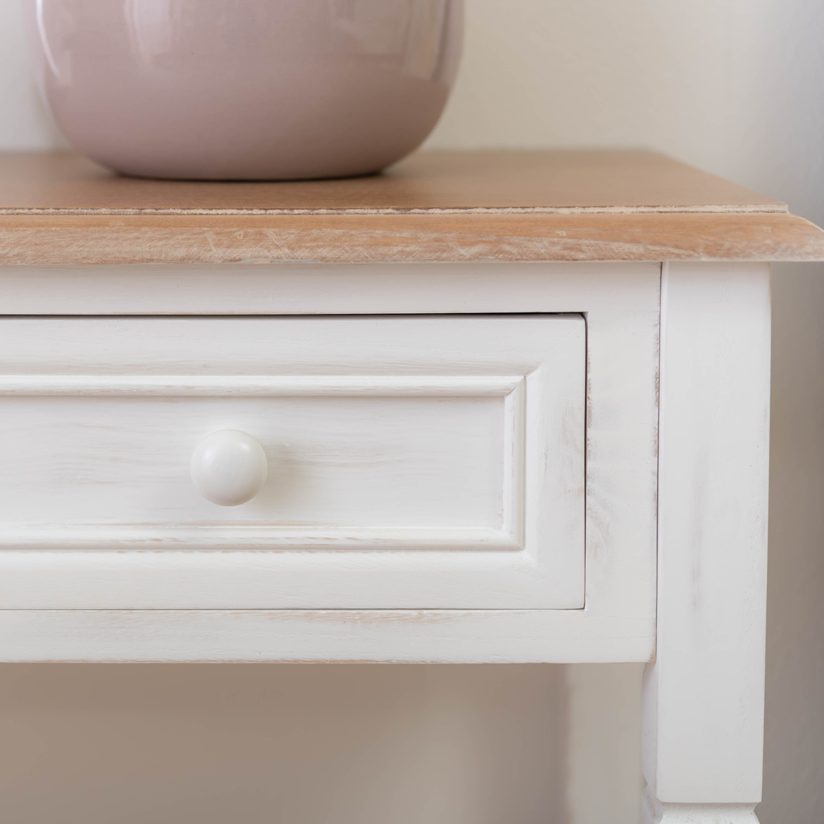 東谷 コンソールデスク 幅100cm 天然木 アンティーク調 （ コンソール