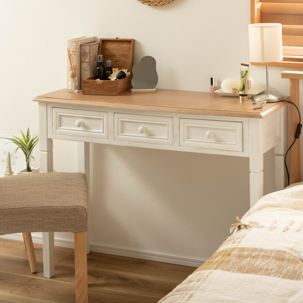 東谷 コンソールデスク 幅100cm 天然木 アンティーク調 （ コンソール