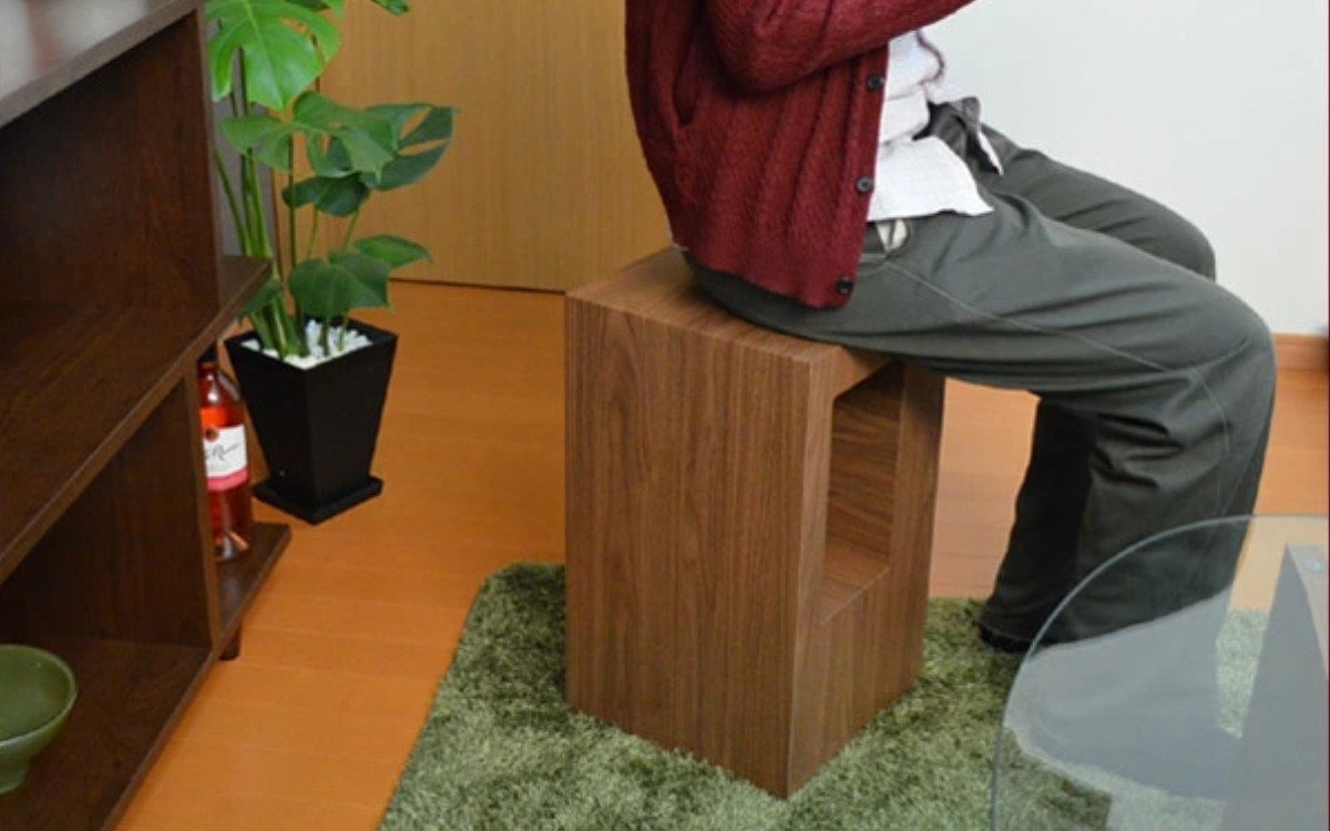 東谷 サイドテーブル 高さ48cm 木目調 収納 （ コーヒーテーブル 机