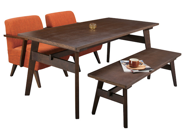 東谷 ベンチ 幅120cm 木製 天然木 ダイニングベンチ 椅子 ダイニング