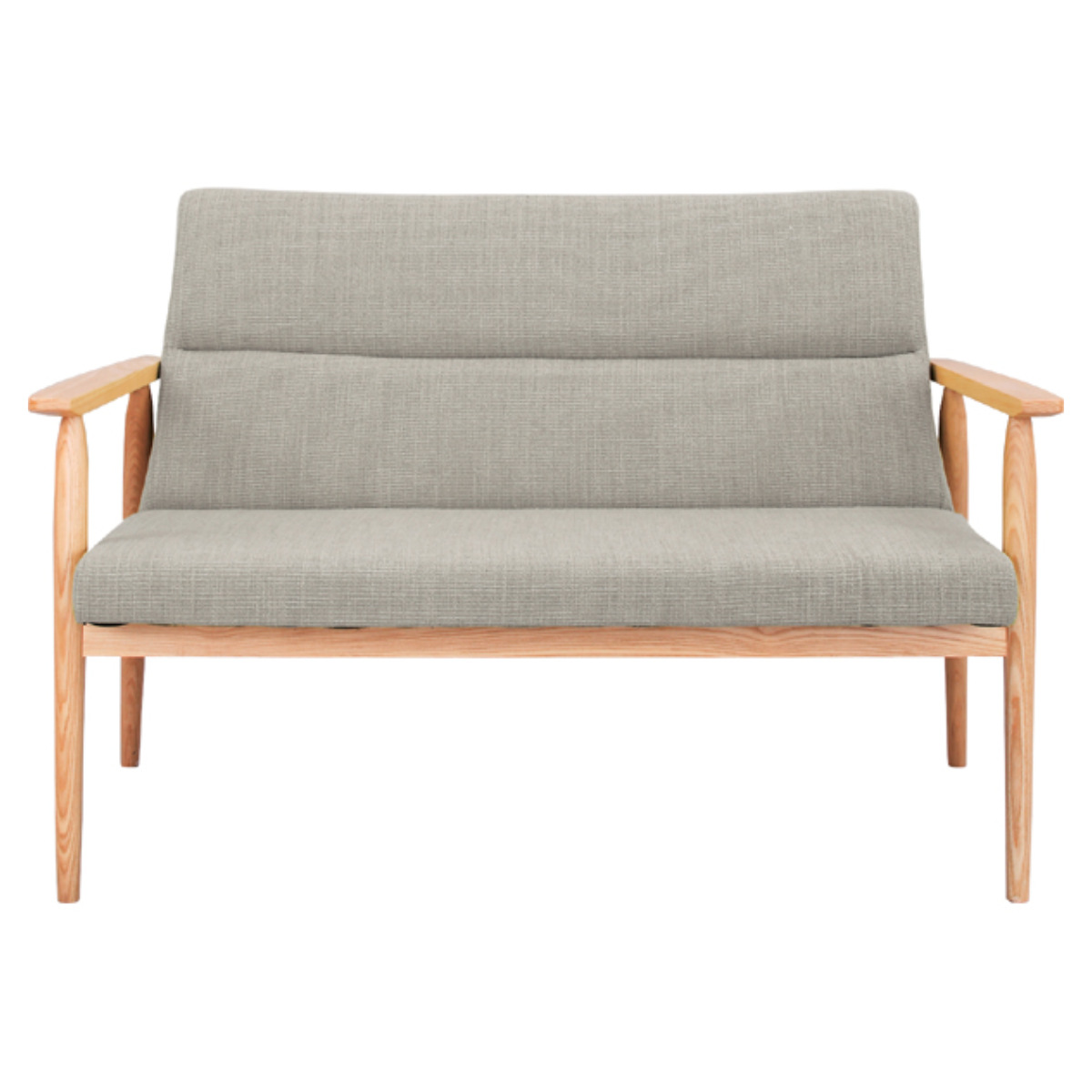 東谷 ダイニングソファ 幅117cm 2人掛け 木製フレーム リズシリーズ