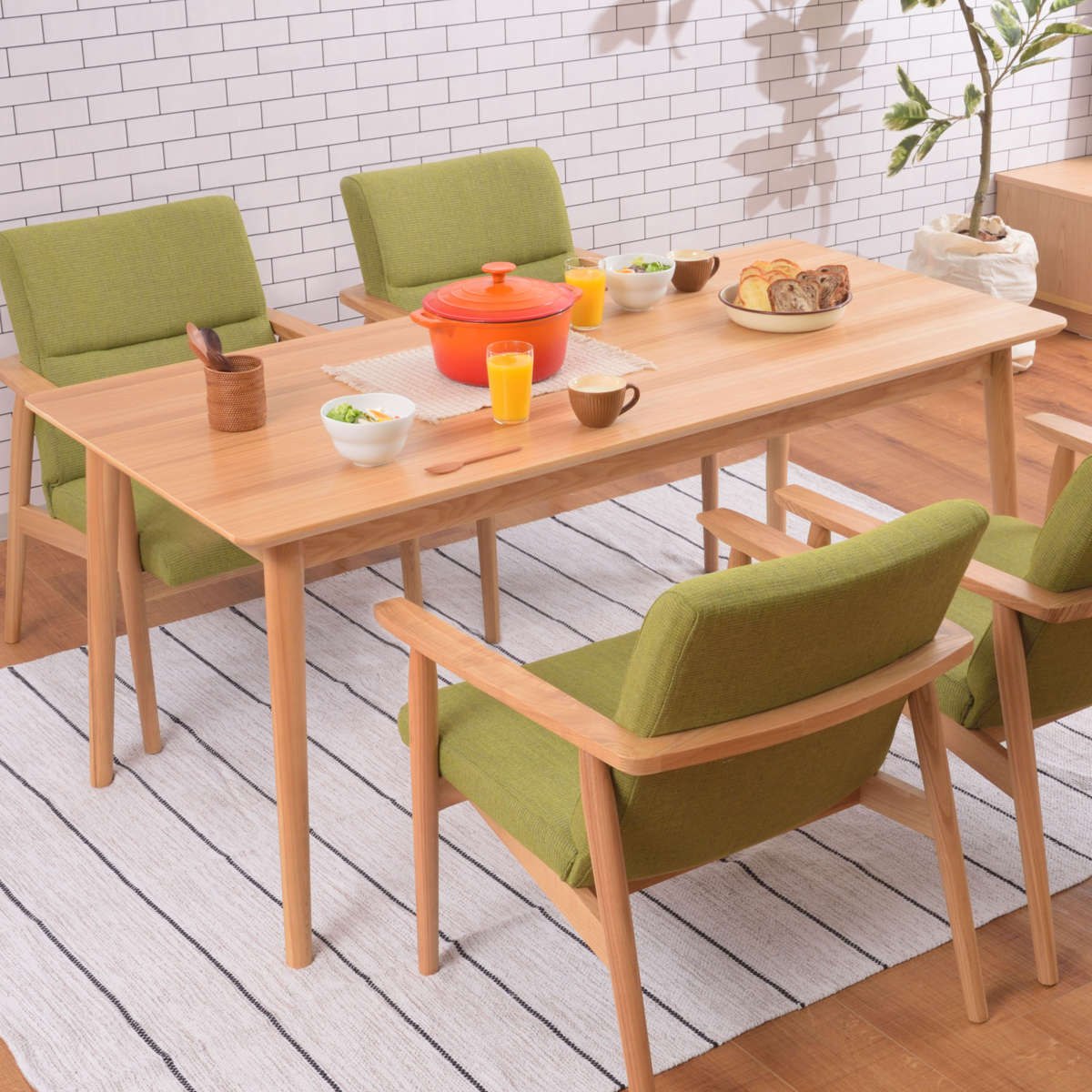 東谷 ダイニングテーブル 幅160cm 木製 （ 天然木 4人掛け ダイニング