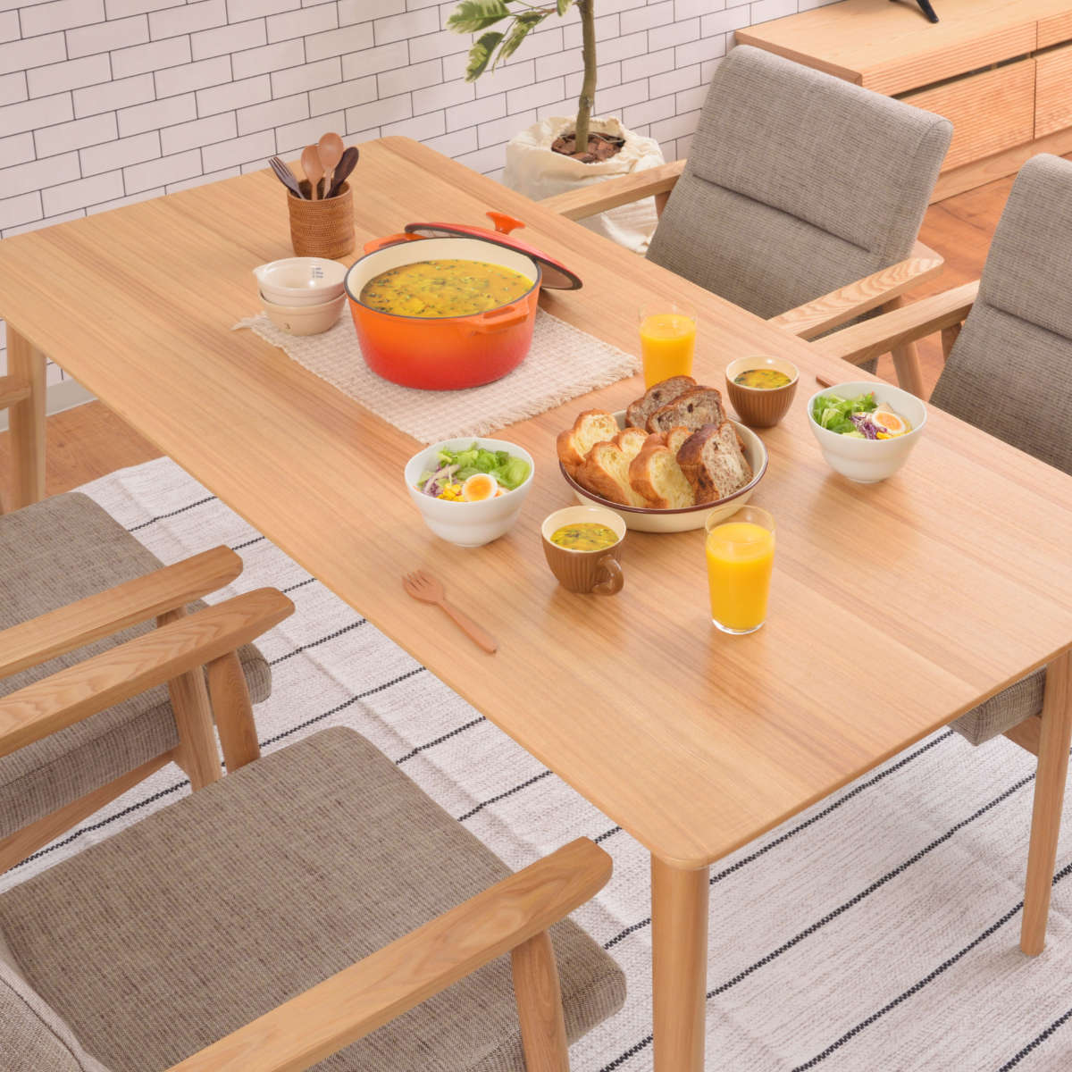 東谷 ダイニングテーブル 幅160cm 木製 （ 天然木 4人掛け ダイニング