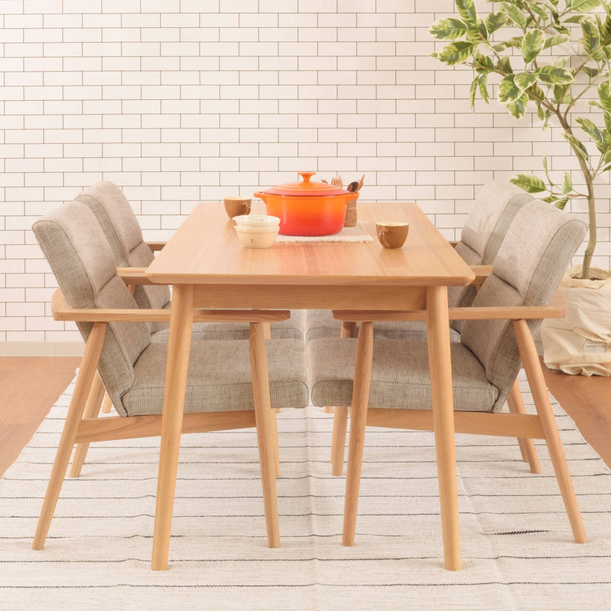 東谷 ダイニングテーブル 幅160cm 木製 （ 天然木 4人掛け ダイニング