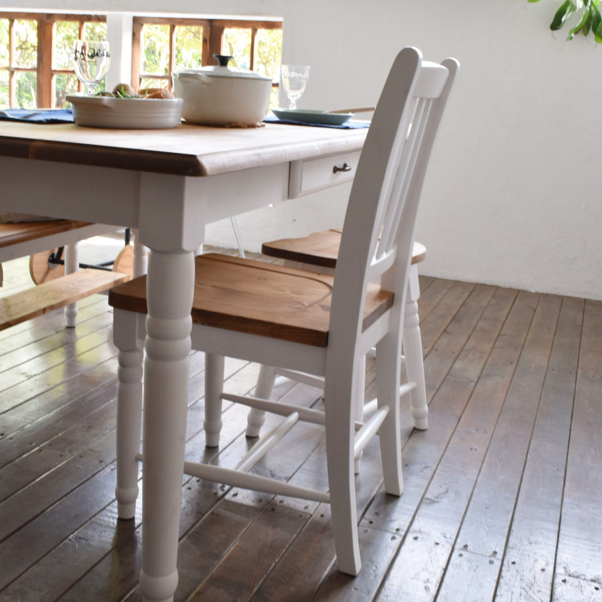 東谷 ダイニングチェア 座面高43cm ミディ （ 食卓 ダイニング パイン