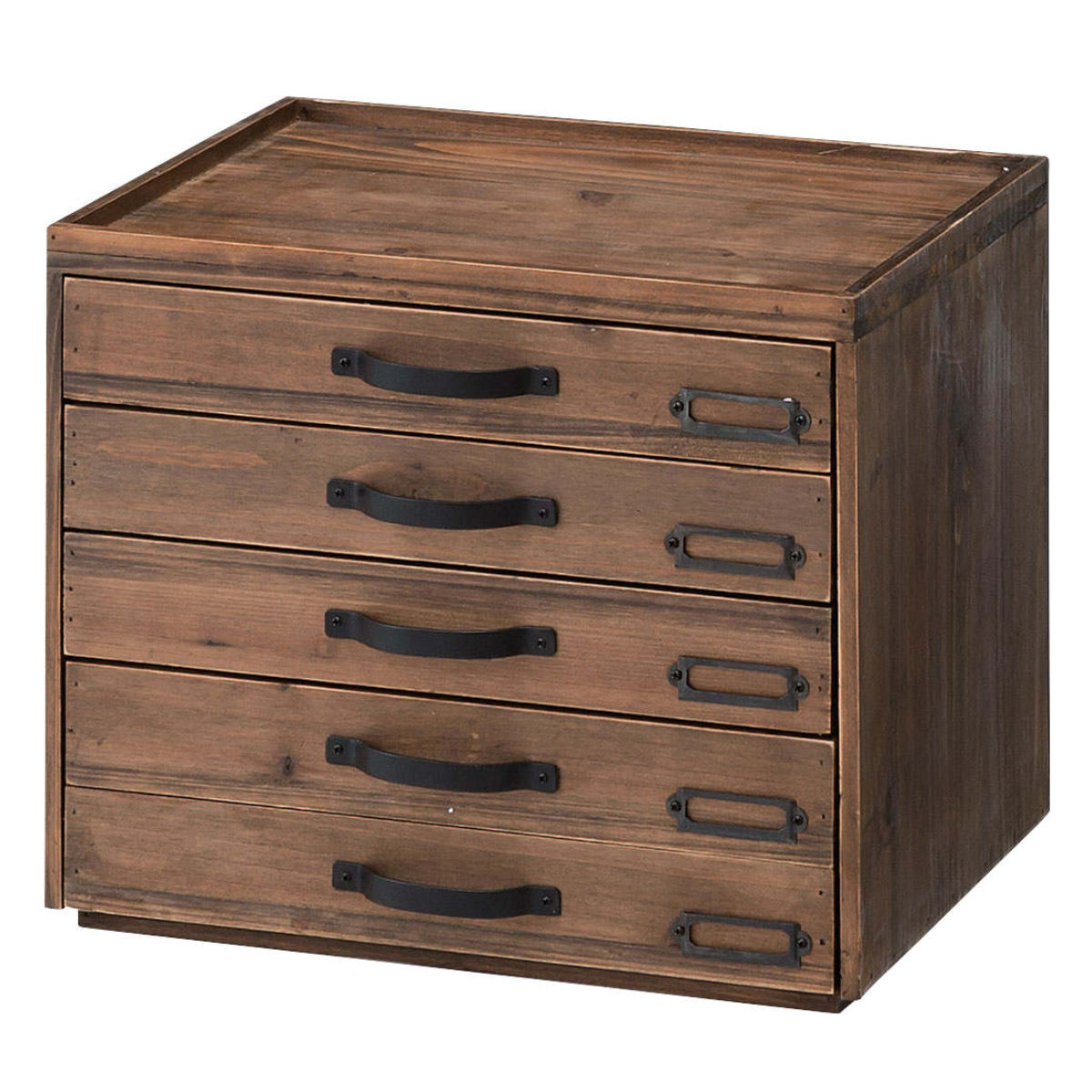 レターケース 5段 A4 Toreno 木製 幅35cm （ 幅35×奥行28×高さ29cm