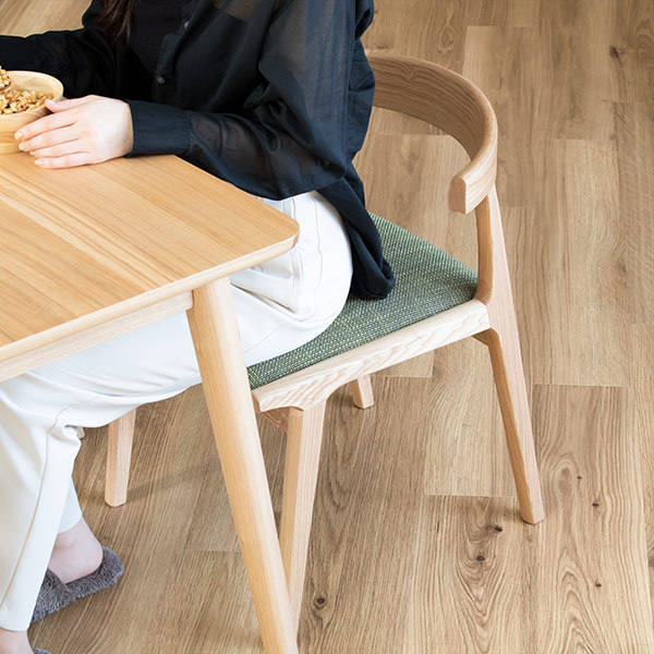 東谷 お掃除ロボット対応 ダイニングチェア 座面高43cm 天然木 （ 木製