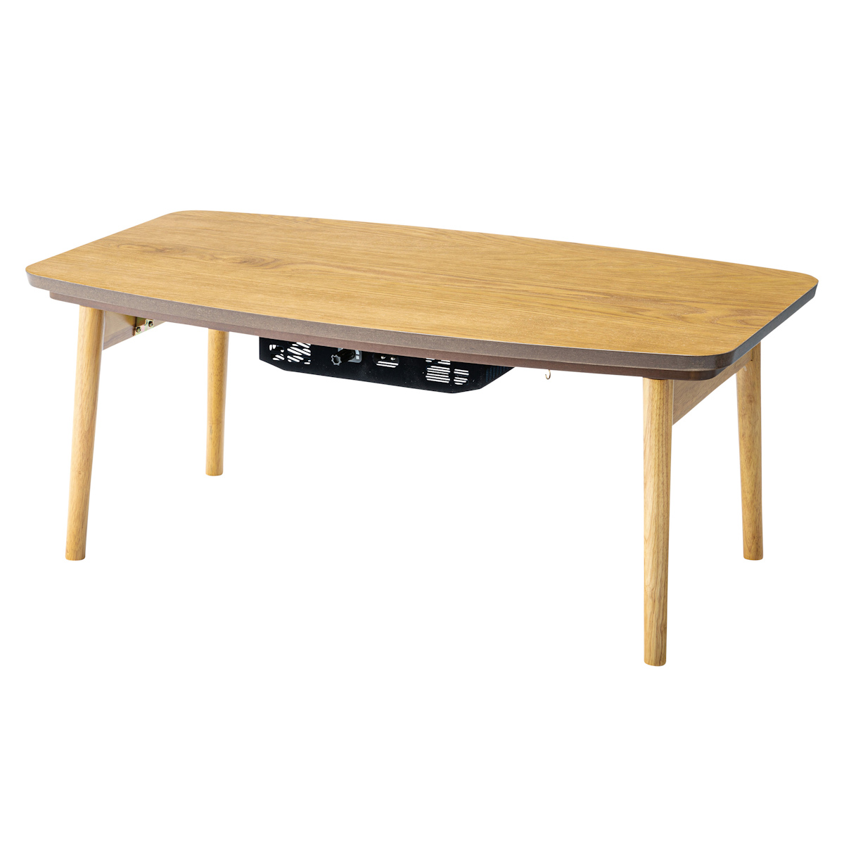 こたつテーブル エルフィ 長方形 90cm （ コタツ こたつ テーブル 炬燵 センターテーブル リビングテーブル 天然木 木製 ローテーブル  折りたたみ 折り畳み ）