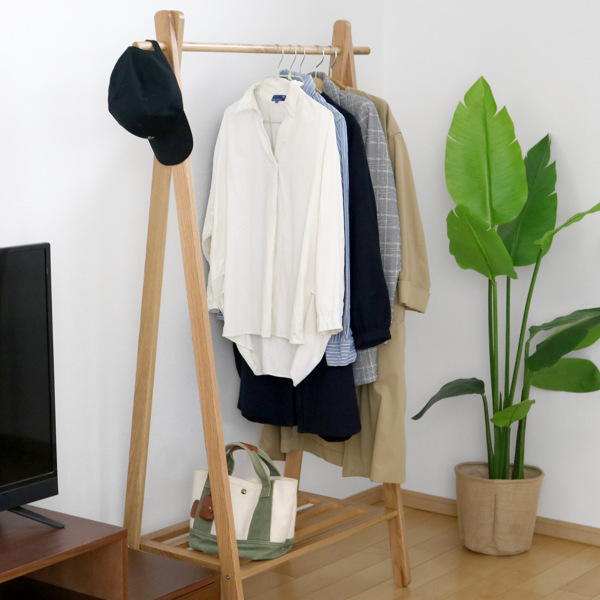 【値引中】ジャパニーズアンティークハンガーラック ヴィンテージ調ハンガーラック（ハンガーラック）｜通販のベルメゾンネット