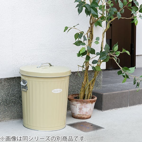ゴミ箱 42L オバケツ OBAKETSU 屋外兼用 ごみ箱 トタン （ ふた付き 42