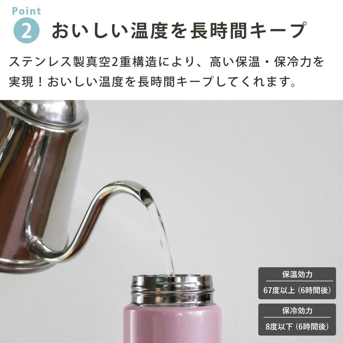 タイガー魔法瓶 タイガー 水筒 480ml 真空断熱ボトル ワンプッシュマグ