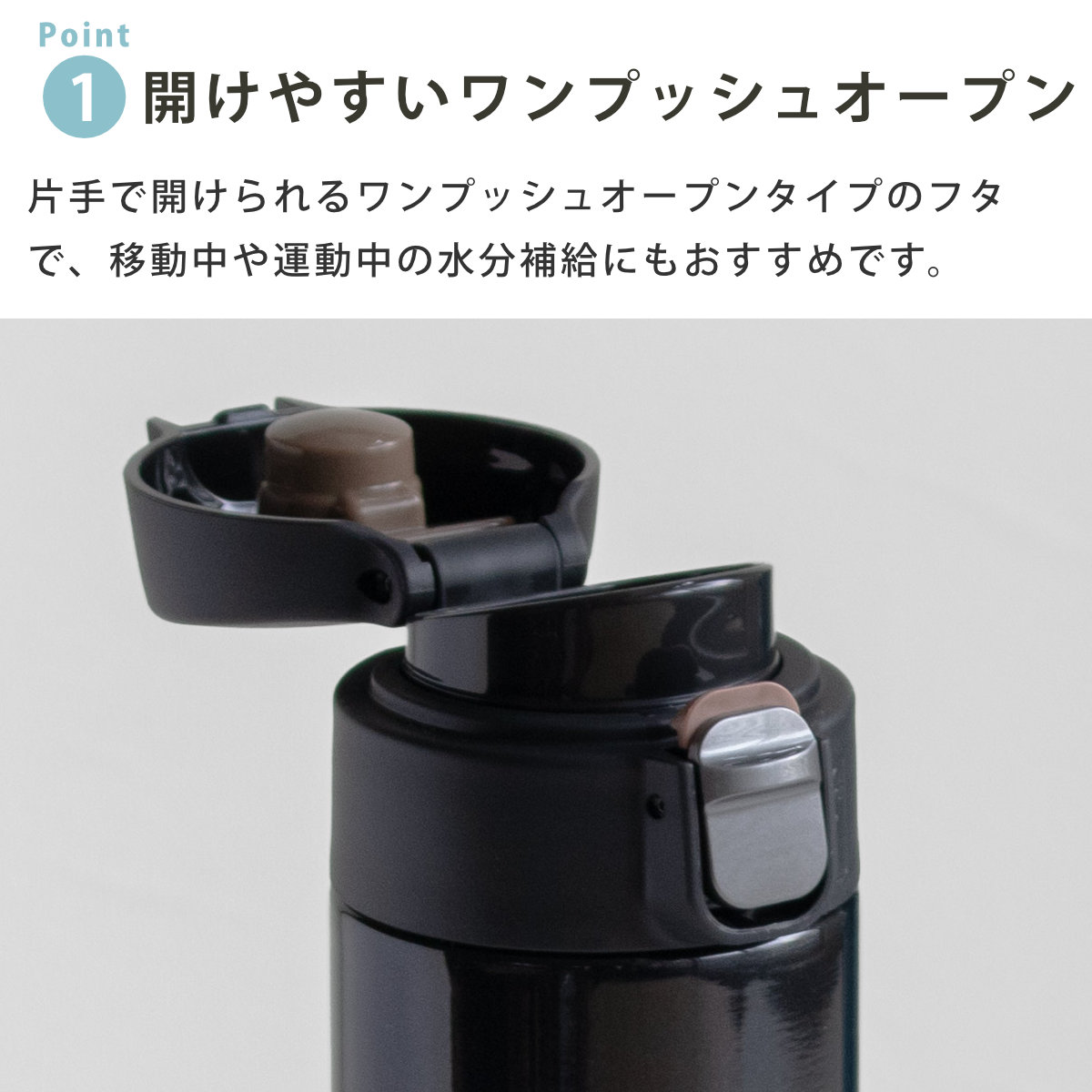 タイガー魔法瓶 タイガー 水筒 480ml 真空断熱ボトル ワンプッシュマグ