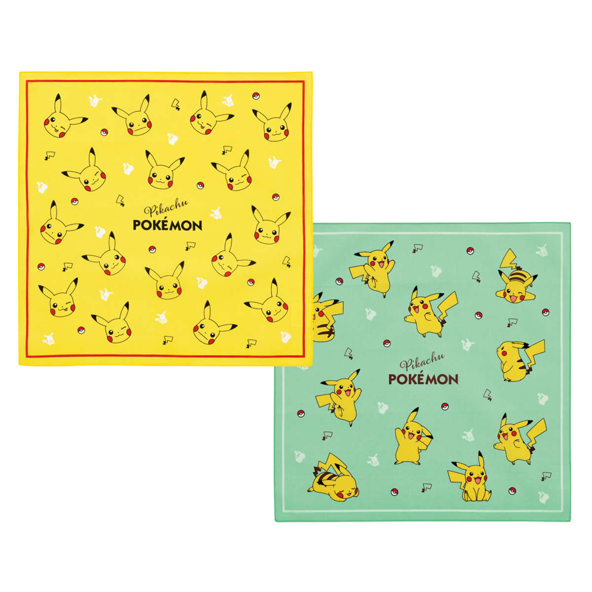 スケーター ランチクロス 2枚セット ピカチュウ （ ポケットモンスター