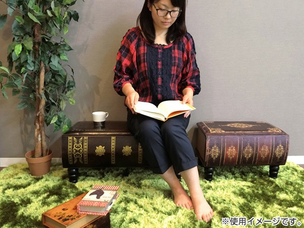 スツール 椅子 洋書風デザイン レシィ 幅50cm □在庫限り・入荷なし□スツール 椅子 洋書風デザイン レシィ 幅50cm