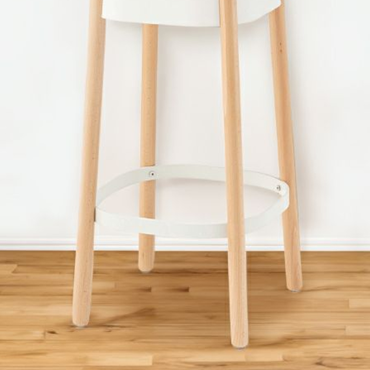 スツール/木製/飾り棚/椅子/ホワイト【送料込み】 東谷 ハイスツール 高さ78cm カウンターチェア （ スツール 木製 天然