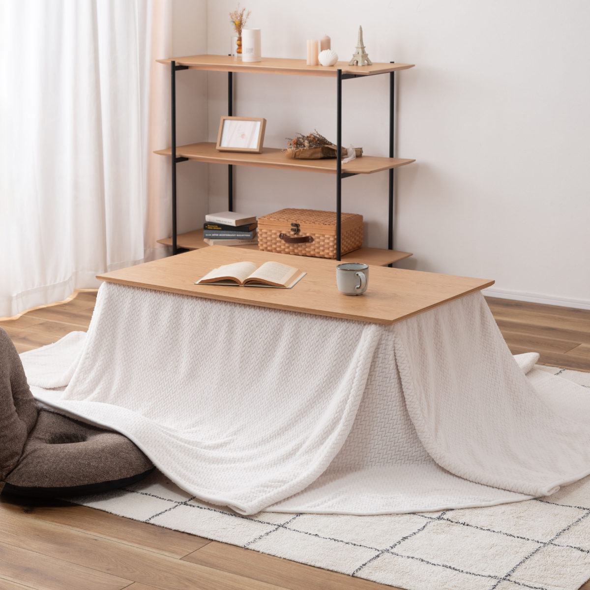 東谷 こたつ布団 247cm×202cm ハイタイプ ダイニング用 （ 247×202cm