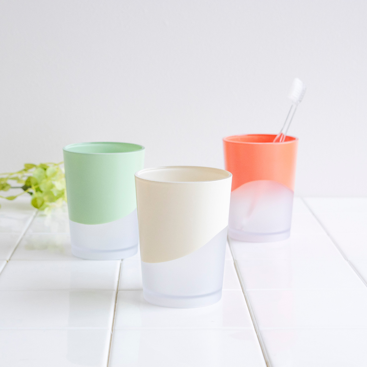 歯ブラシコップ うがいコップ 280ml タンブラー SWELL （ 歯磨きコップ